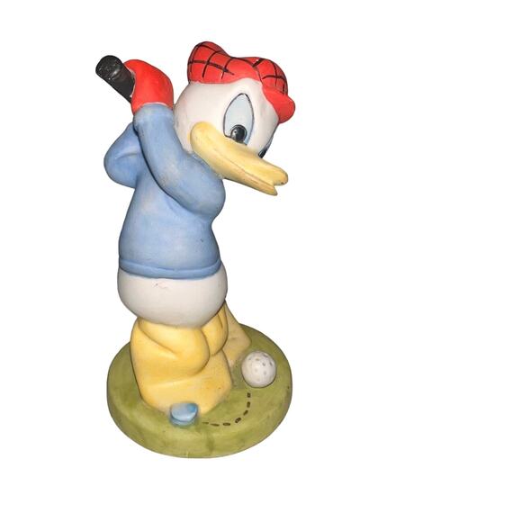 Disney-world vintage Donald Duck Golfing Porcelain figurine - Picture 4 of 5